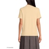 image:imageLands End School Uniform Womens Short Sleeve Feminine Fit Interlock Polo ShirtMaize