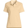 image:imageLands End School Uniform Womens Short Sleeve Feminine Fit Interlock Polo ShirtMaize