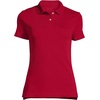 image:imageLands End School Uniform Womens Short Sleeve Feminine Fit Interlock Polo ShirtRed