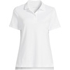 image:imageLands End School Uniform Womens Short Sleeve Feminine Fit Interlock Polo ShirtWhite