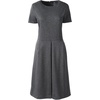 image:imageLands End School Uniform Womens Short Sleeve Ponte DressCharcoal Heather
