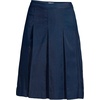 image:imageLands End School Uniform Womens Solid Box Pleat Skirt Above KneeAcademic Classic Navy