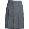 image:imageLands End School Uniform Womens Solid Box Pleat Skirt Above KneeHaze Gray