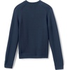 image:imageLands End School Uniform Young Mens Cotton Modal VNeck SweaterClassic Navy