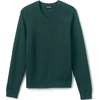 image:imageLands End School Uniform Young Mens Cotton Modal VNeck SweaterEvergreen