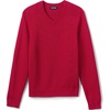image:imageLands End School Uniform Young Mens Cotton Modal VNeck SweaterRed