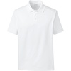 image:imageLands End School Uniform Young Mens Short Sleeve Rapid Dry Polo ShirtWhite