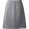 image:imageLands End School Uniform Young Womens Blend Chino Skort Top of KneeArctic Gray