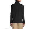 image:imageLands End School Uniform Young Womens Lightweight Fleece Quarter Zip PulloverBlack