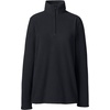image:imageLands End School Uniform Young Womens Lightweight Fleece Quarter Zip PulloverBlack