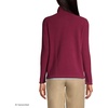 image:imageLands End School Uniform Young Womens Lightweight Fleece Quarter Zip PulloverBurgundy