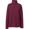 image:imageLands End School Uniform Young Womens Lightweight Fleece Quarter Zip PulloverBurgundy