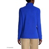 image:imageLands End School Uniform Young Womens Lightweight Fleece Quarter Zip PulloverCobalt