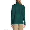 image:imageLands End School Uniform Young Womens Lightweight Fleece Quarter Zip PulloverEvergreen