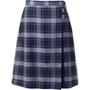image:imageLands End School Uniform Young Womens Plaid Aline Skirt Below the KneeClassic Navy Plaid