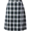 image:imageLands End School Uniform Young Womens Plaid Aline Skirt Below the KneeWhite Plaid