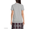 image:imageLands End School Uniform Young Womens Short Sleeve Mesh Polo ShirtGray Heather