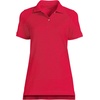 image:imageLands End School Uniform Young Womens Short Sleeve Mesh Polo ShirtRed