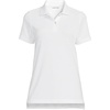 image:imageLands End School Uniform Young Womens Short Sleeve Mesh Polo ShirtWhite