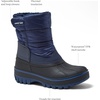 image:imageLands End Waterproof Kids Snow Boots  Insulated Warm Fleece Lined Winter Boots for Toddlers Girls amp Boys Size 510 Toddler or 117 Little or Big KidEvening Cobalt Blue