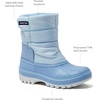 image:imageLands End Waterproof Kids Snow Boots  Insulated Warm Fleece Lined Winter Boots for Toddlers Girls amp Boys Size 510 Toddler or 117 Little or Big KidLight Blue