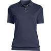 image:imageLands End Womens Short Sleeve Banded Bottom Polo ShirtClassic Navy