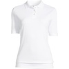 image:imageLands End Womens Short Sleeve Banded Bottom Polo ShirtWhite