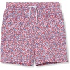 image:imageLands End Boys Print Swim TrunksRedWhiteBlue Floral