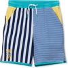image:imageLands End Boys Stretch Hydroliner Sport Swim TrunkBlue Multi Stripe