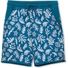 image:imageLands End Boys Stretch Hydroliner Sport Swim TrunkSea LifeTeal