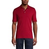image:imageLands End Essentials Mens Long Sleeve All Day Comfort Polo Shirt  100 Cotton Wont Shrink Pill FadeGarnet