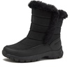 image:imageLands End Expedition Warmest Waterproof No Tie Kids Snow Boots for Boys and Girls  Insulated Winter Fleece Lined Snow Boots Size 11 to 7 Little and Big Kid ShoesBlackBlack