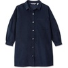 image:imageLands End Girls 34 Sleeve Corduroy Shirt DressClassic Navy