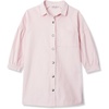 image:imageLands End Girls 34 Sleeve Corduroy Shirt DressPale Pink