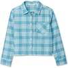 image:imageLands End Girls Flannel ShirtJade Plaid