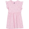 image:imageLands End Girls Gathered Waist Tunic TopPink Ditsy Floral