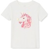 image:imageLands End Girls Graphic TeeGlitter UnicornEgret