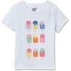 image:imageLands End Girls Graphic TeeIce Cream PopsWhite
