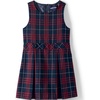 image:imageLands End Girls Uniform Plaid JumperClassic Navy Large Plaid