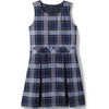 image:imageLands End Girls Uniform Plaid JumperClassic Navy Plaid