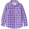 image:imageLands End Kids Flannel ShacketPurple Plaid