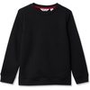 image:imageLands End Kids Novelty Fleece Crewneck SweatshirtTrue Black