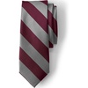 Burgundy/Feather Gray Stripe