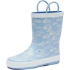 image:imageLands End Kids Waterproof Rain BootsLight Blue Clouds