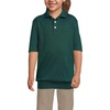 image:imageLands End School Uniform Big Kids Short Sleeve Banded Bottom Polo ShirtEvergreen