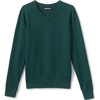 image:imageLands End School Uniform Boys Cotton Modal Fine Gauge VNeck SweaterEvergreen