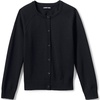 image:imageLands End School Uniform Girls Cotton Modal Cardigan SweaterBlack