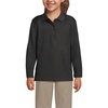 image:imageLands End School Uniform Girls Long Sleeve Feminine Fit Rapid Dry Polo ShirtBlack
