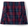 image:imageLands End School Uniform Girls Slim Side Pleat Plaid Skort Above KneeClassic Navy Large Plaid