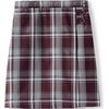Plaid Burgundy/Gray